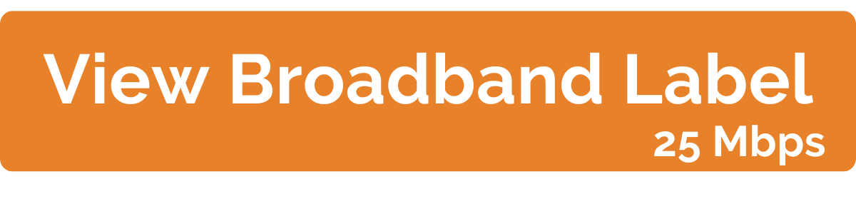 Broadband Label button-25 Mbps