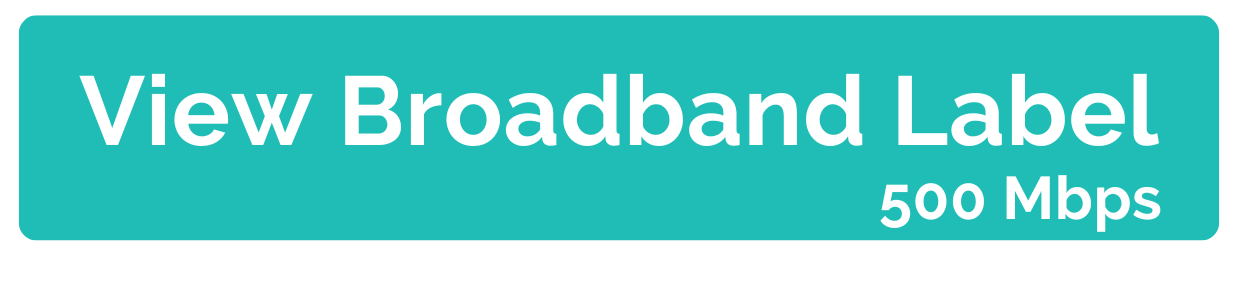 Broadband Label button-500 Mbps